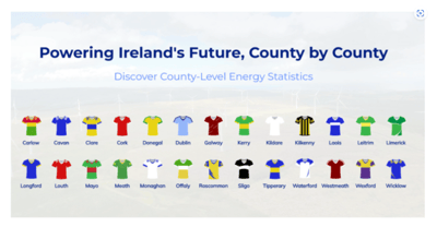 Wind Energy Ireland Launches County Colours Dashboard