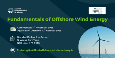 Build Your Foundation in Offshore Wind: Limited Places Remaining for October Course