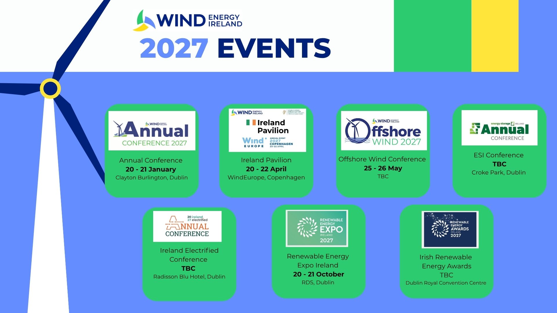 2027 Events Calendar
